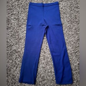 Vibrant Blue knit straight leg pants, size M. Worn 2-3 times at most.